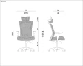 Unique ERGONIC czarny fotel biurowy