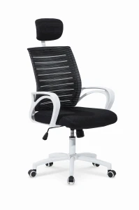 Halmar SOCKET fotel pracowniczy biało-czarny