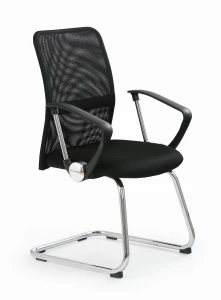 Halmar VIRE SKID fotel pracowniczy czarny