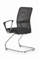 Halmar VIRE SKID fotel pracowniczy czarny