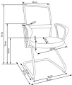 Halmar VIRE SKID fotel pracowniczy czarny