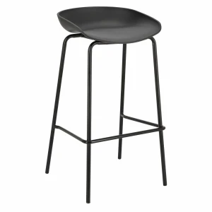 Intesi Stołek barowy Grego czarny 75 cm