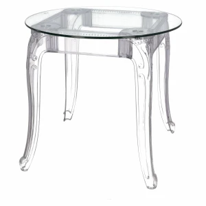 Intesi Stół Ghost 80cm transparentny