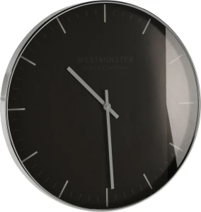 Intesi Zegar Slimer okrągły czarny