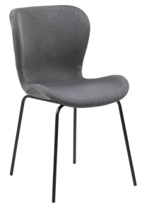 ACTONA Krzesło Batilda dark grey / black