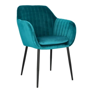 ACTONA Krzesło Emilia Velvet bottle green/black
