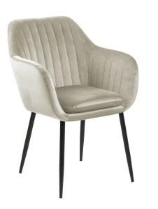 ACTONA Krzesło Emilia Velvet sand /black
