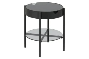 ACTONA Stolik Tipton Glass/black S