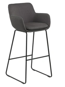 ACTONA Stołek barowy Lisa dark grey