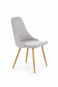 Halmar K285 krzesło jasny popiel