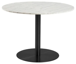 ACTONA Stół okrągły Corby marmur/czarny 105cm