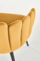 Halmar K410 krzesło musztardowy velvet