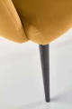 Halmar K410 krzesło musztardowy velvet