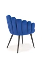 Halmar K410 krzesło granatowy velvet