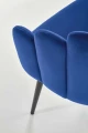 Halmar K410 krzesło granatowy velvet