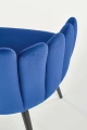 Halmar K410 krzesło granatowy velvet