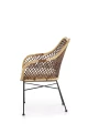 Halmar K336 krzesło rattan naturalny