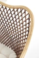 Halmar K336 krzesło rattan naturalny