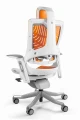 Unique WAU 2 biały stelaż / mango elastomer fotel biurowy