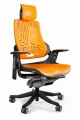 Unique WAU czarny stelaż / mango elastomer fotel biurowy
