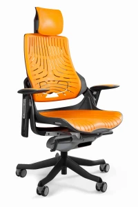 Unique WAU czarny stelaż / mango elastomer fotel biurowy