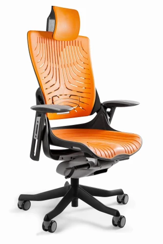 Unique WAU 2 czarny stelaż / mango elastomer fotel biurowy