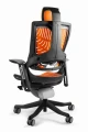 Unique WAU 2 czarny stelaż / mango elastomer fotel biurowy