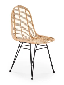 Halmar K337 krzesło rattan naturalny