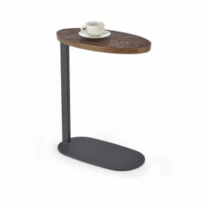 Halmar DELPHI ława orzechowy/czarny