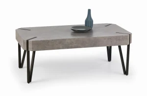 Halmar EMILY ława beton / czarny