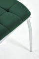 Halmar K416 krzesło ciemny zielony velvet