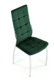 Halmar K416 krzesło ciemny zielony velvet