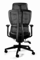 Unique DEAL czarny siatka / tkanina fotel biurowy