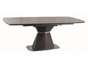 Signal Stół Cortez Ceramic Szary Efekt Marmuru/Antracyt Mat 160(210)X90