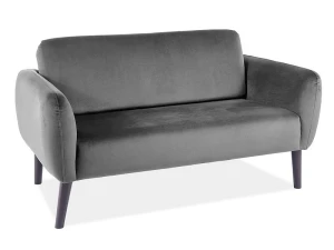 Signal Sofa Elsa Velvet Szary Bluvel 14 / Wenge