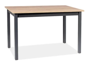 Signal Stół Horacy Dąb Artisan / Czarny 125(170)X75
