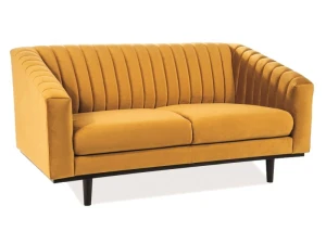 Signal Sofa Asprey 2 Velvet Curry Bluvel 68 / Wenge