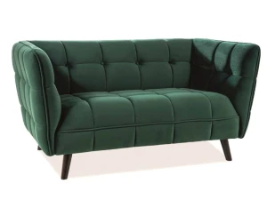 Signal Sofa Castello 2 Velvet Zielony Bluvel 78 / Wenge