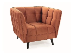 Signal Fotel Castello 1 Velvet Cynamon Bluvel 4215 / Wenge