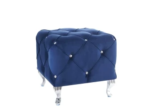 Signal Puf Hestia K Velvet Granatowy Bluvel 86/ Srebrny
