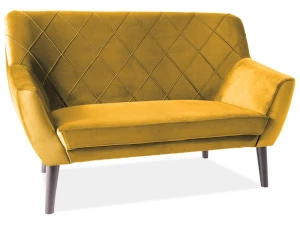 Signal Sofa Kier 2 Velvet Kolor Curry Bluvel 68 / Wenge