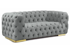 Signal Sofa Chester 2 Velvet Szary Tap.203