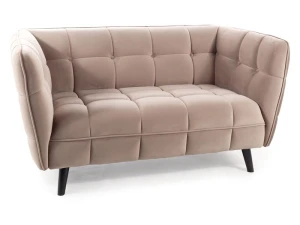 Signal Sofa Castello 2 Velvet C. Beż Bluvel 40 / Wenge