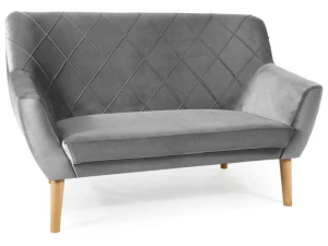 Signal Sofa Kier 2 Velvet Szary Bluvel 14 / Buk