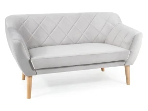 Signal Sofa  Karo 2 Velvet J. Szary Bluvel 03 / Buk