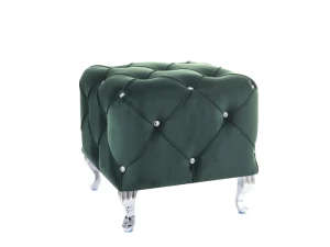 Signal Puf Hestia K Velvet Zielony Bluvel 78/ Srebrny