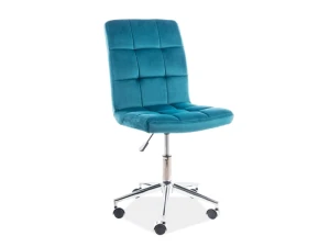 Signal Fotel Obrotowy Q-020 Velvet Turkus Bluvel85