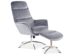 Signal Fotel Nixon Velvet Szary Bluvel 14