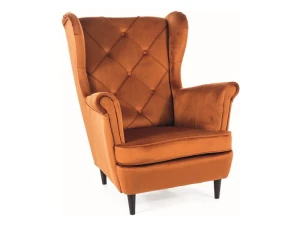 Signal Fotel Lady Velvet Cynamon Bluvel 4215 / Wenge