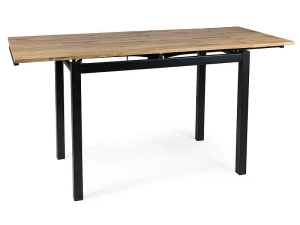 Signal Stół Gd017 Dąb Artisan/Czarny Mat 110(170)X74